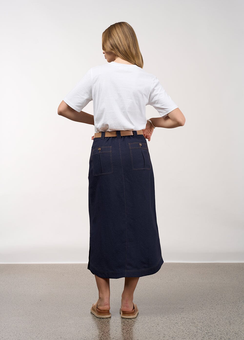 Aspect Skirt Navy