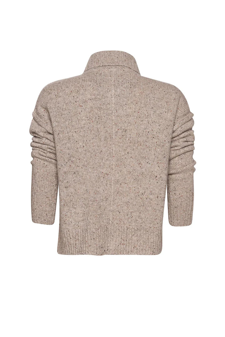 MISS MOSSY CARDI - TAUPE