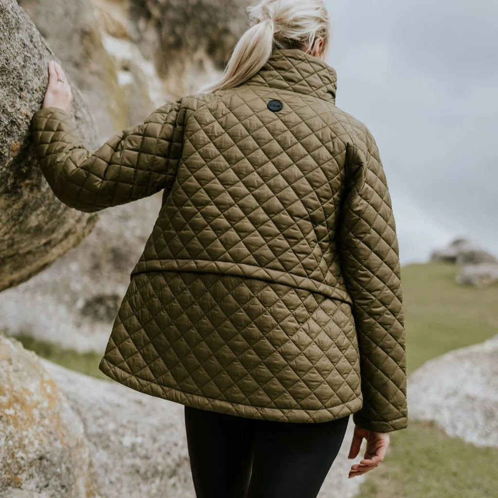 MELISSA QUILT JACKET LODEN
