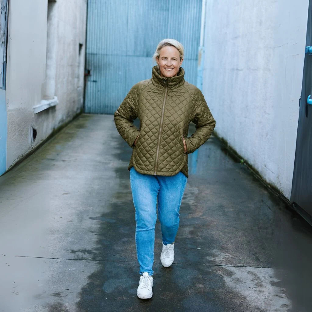 MELISSA QUILT JACKET LODEN