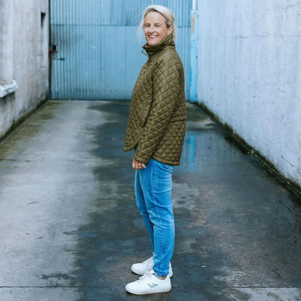MELISSA QUILT JACKET LODEN