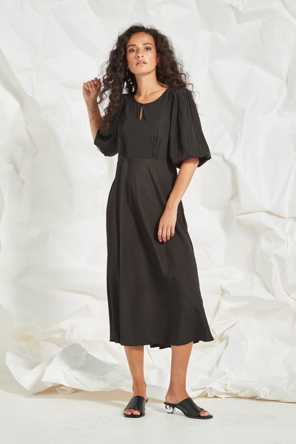 OPULENT DRESS - BLACK