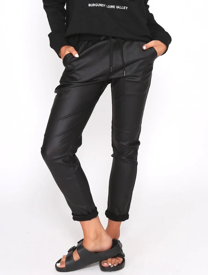 Riley Jogger Black Wax
