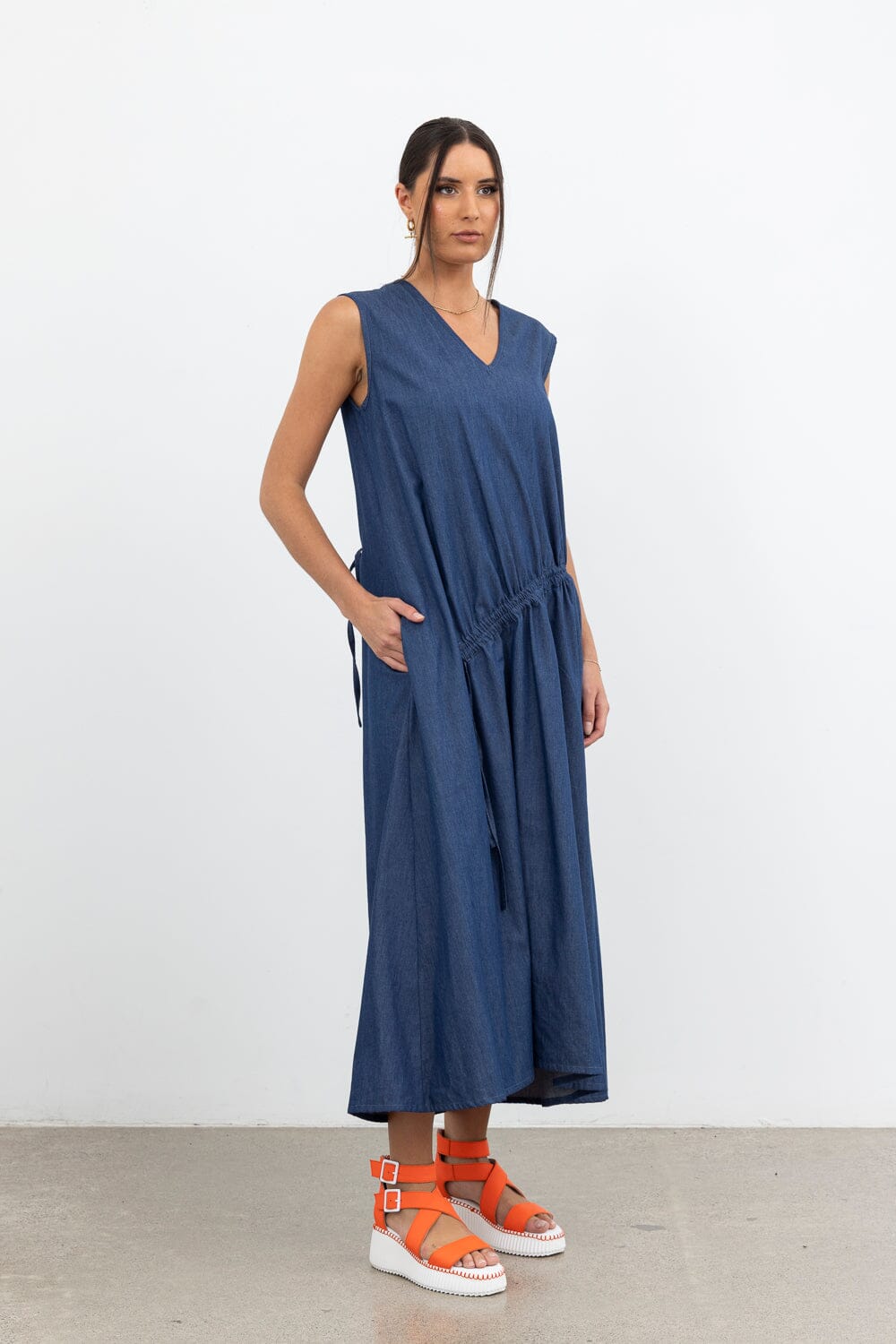 Scene Stealer Dress Denium