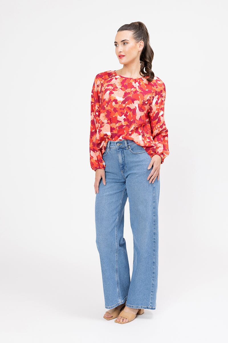 Ruby Peaches United Top