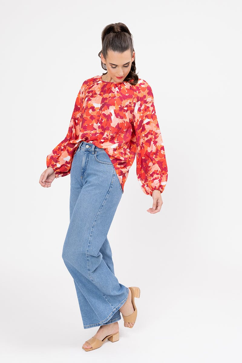 Ruby Peaches United Top