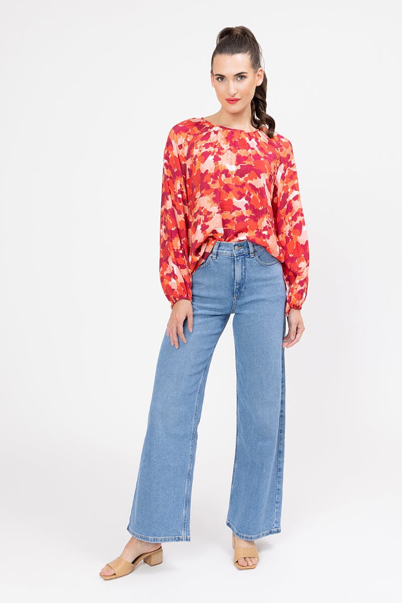 Ruby Peaches United Top