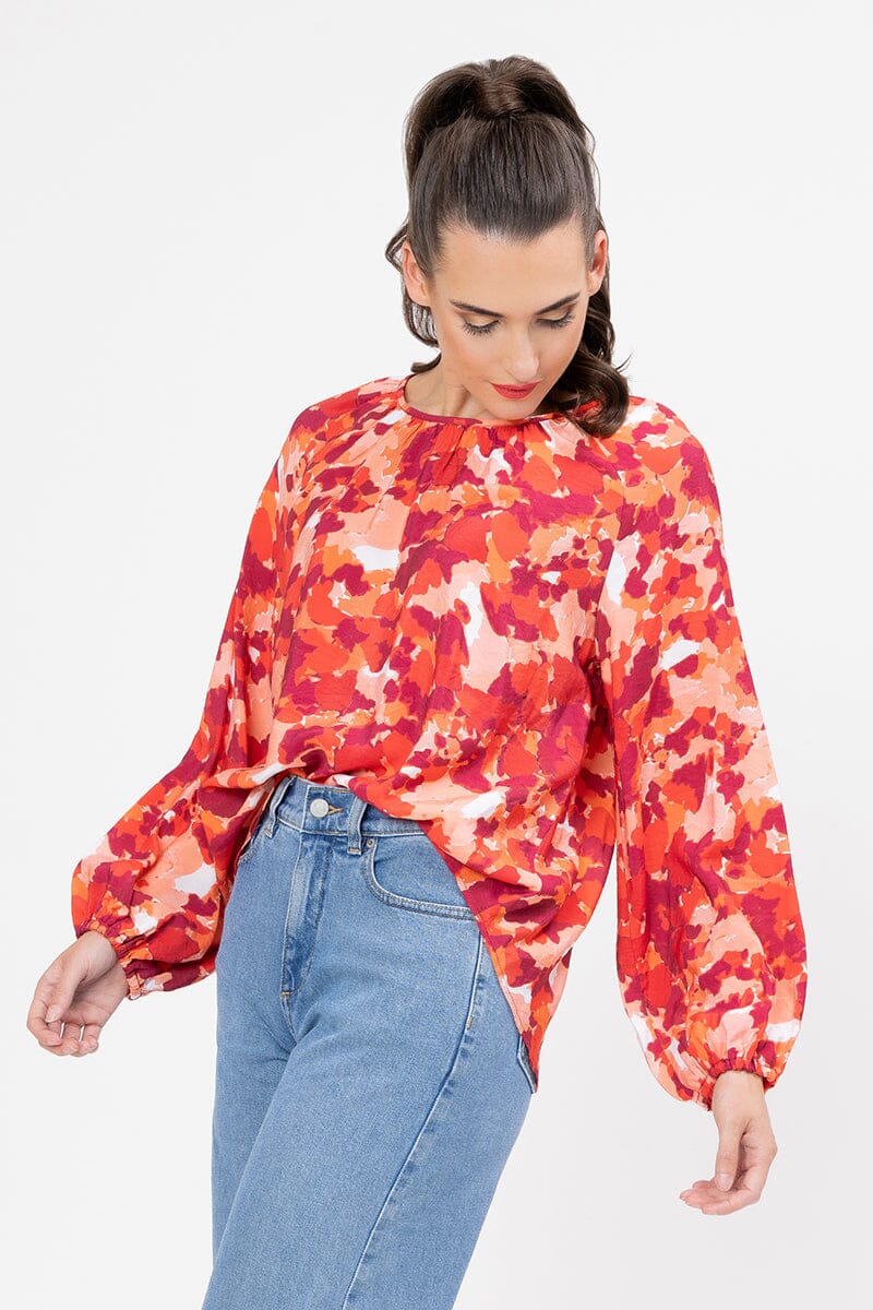 Ruby Peaches United Top