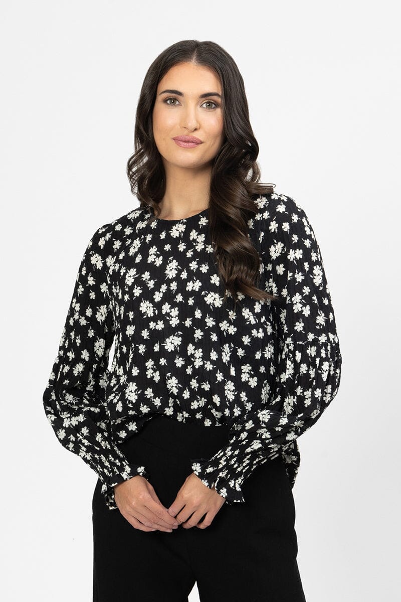 Wishful Top Floral Scatter