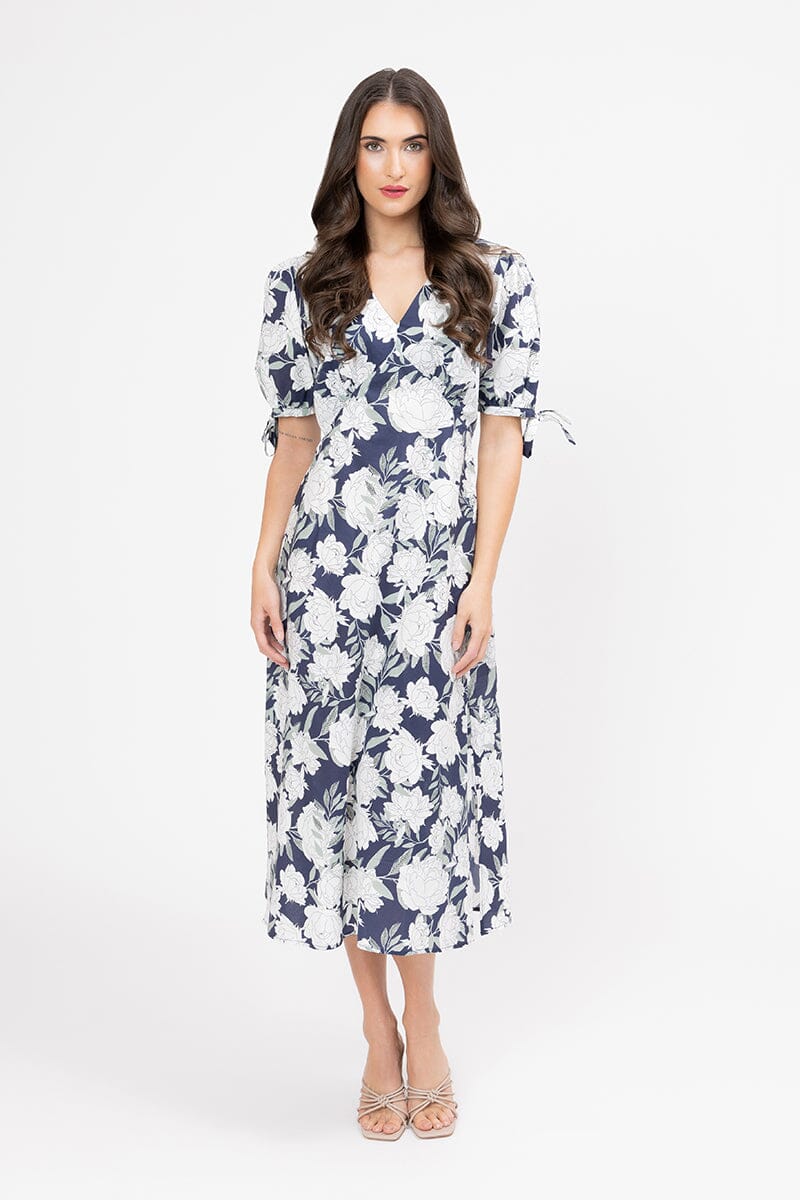 Smart Dress Midnight Sage