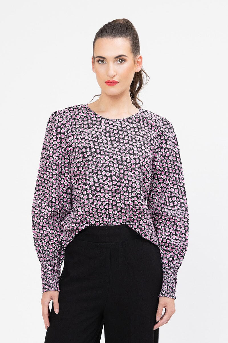 Charlie Top Pink Daisy