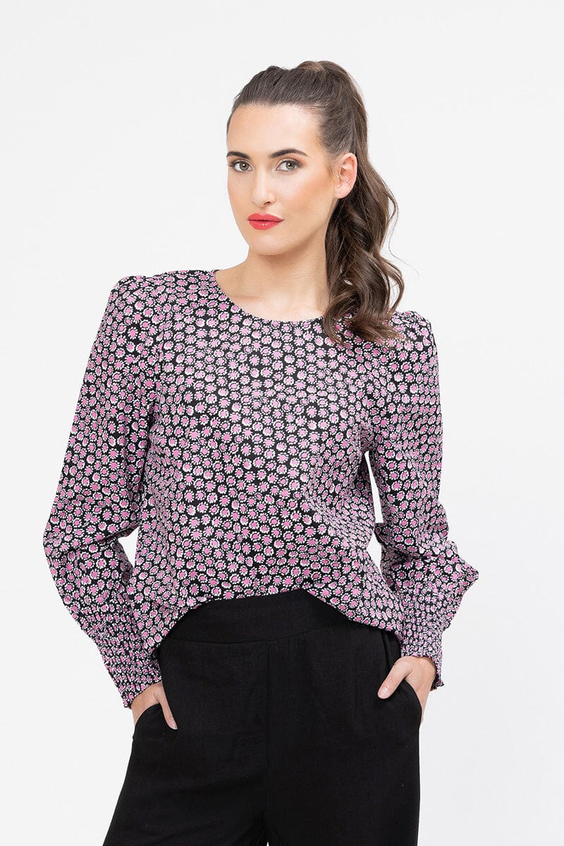 Charlie Top Pink Daisy