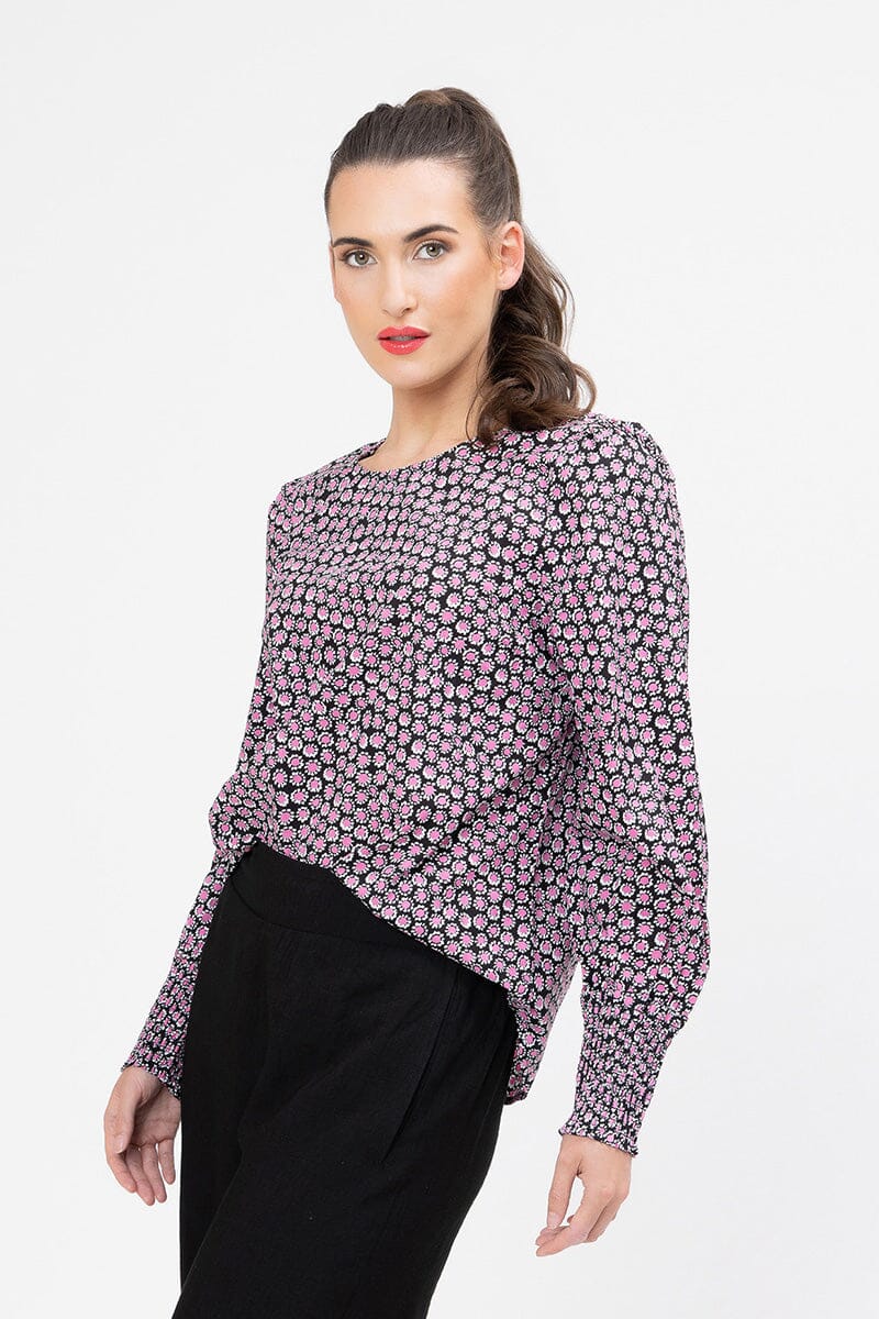 Charlie Top Pink Daisy