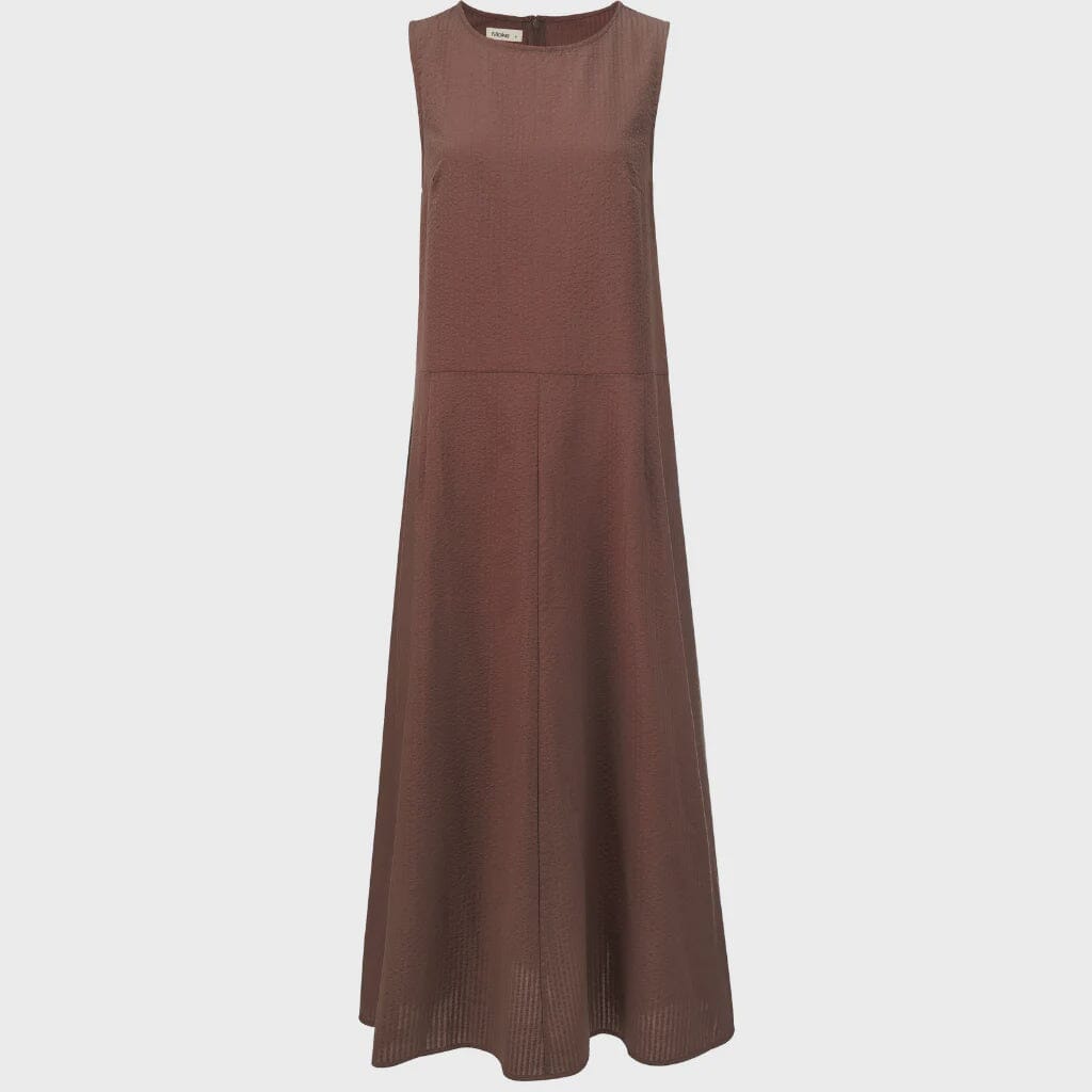 Anna Drop Waist Dress Cocoa