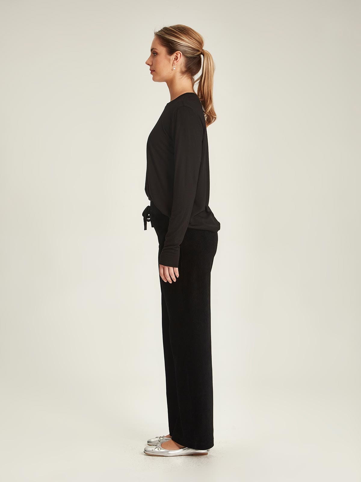 Tessa Lounge Pant - Black