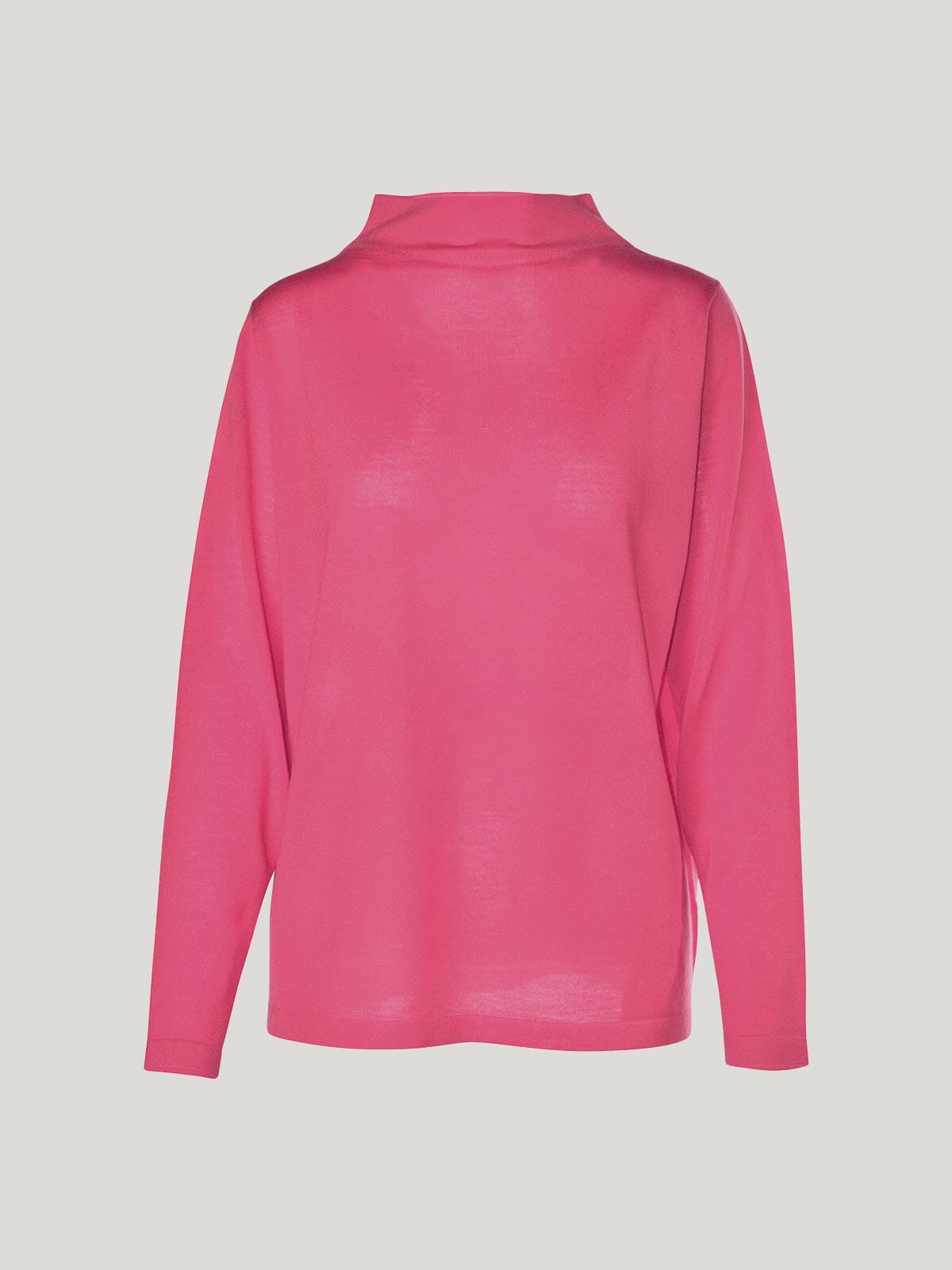 Vardo Merino Funnel Neck- Berry Pink