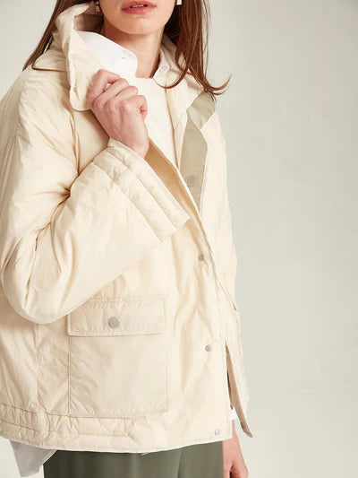 Meribel Reversible Puffer - Chalk