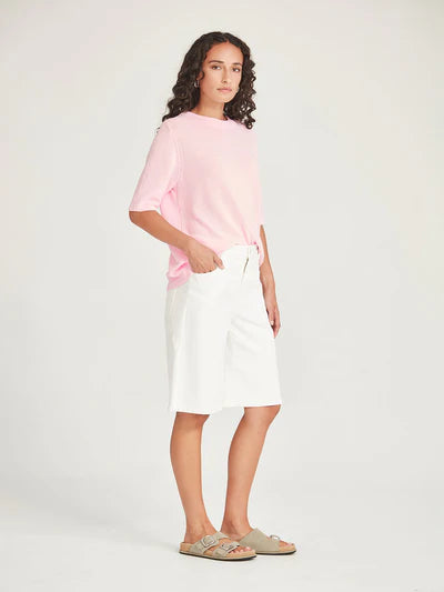 Echo Knit Tee Pink Sorbet