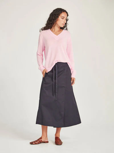 Carnival V Neck Sweater Pink Sorbet