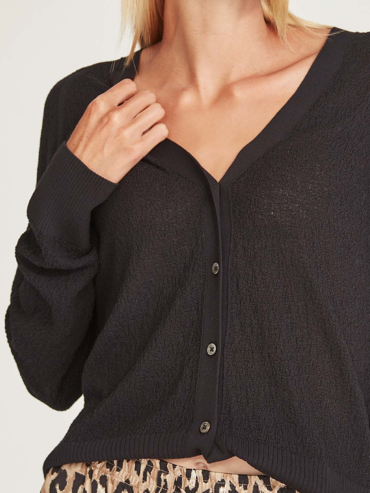 Jamie Boucle Cardigan