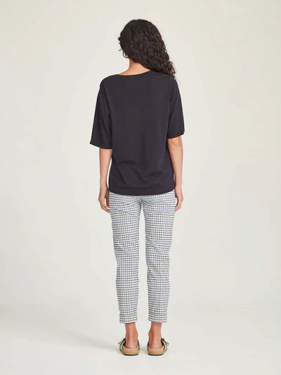 Vera V Knit Tee French Navy