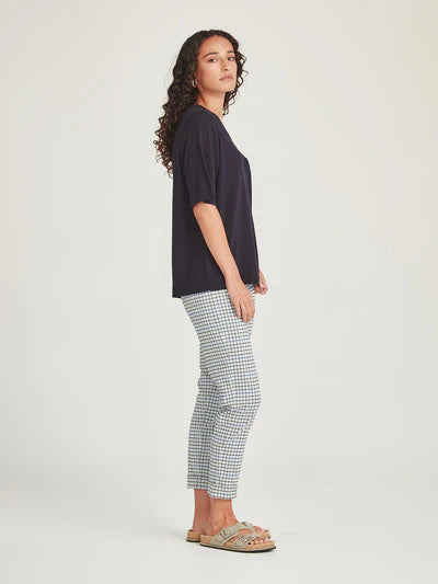 Vera V Knit Tee French Navy