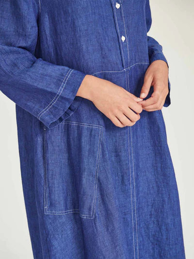 Sofia Linen Shirtdress