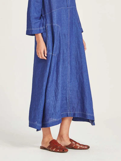 Sofia Linen Shirtdress