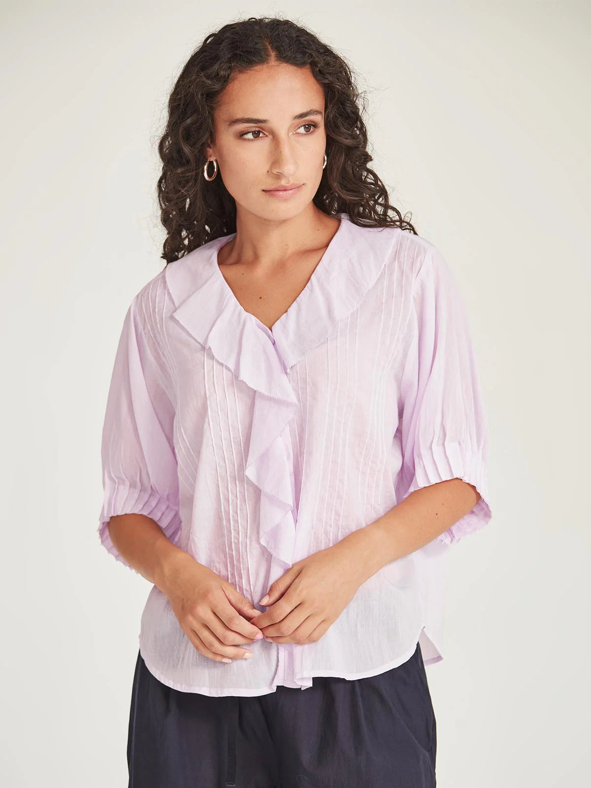 Elodie Ruffle Blouse