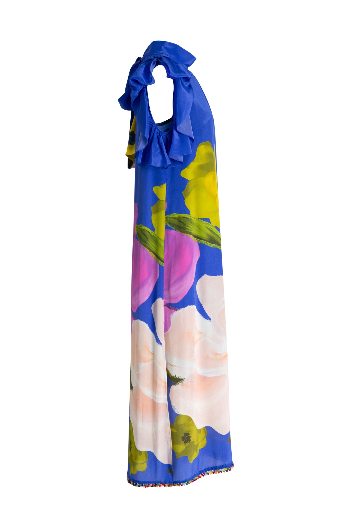 Modern Romance Dress Cobalt Floral