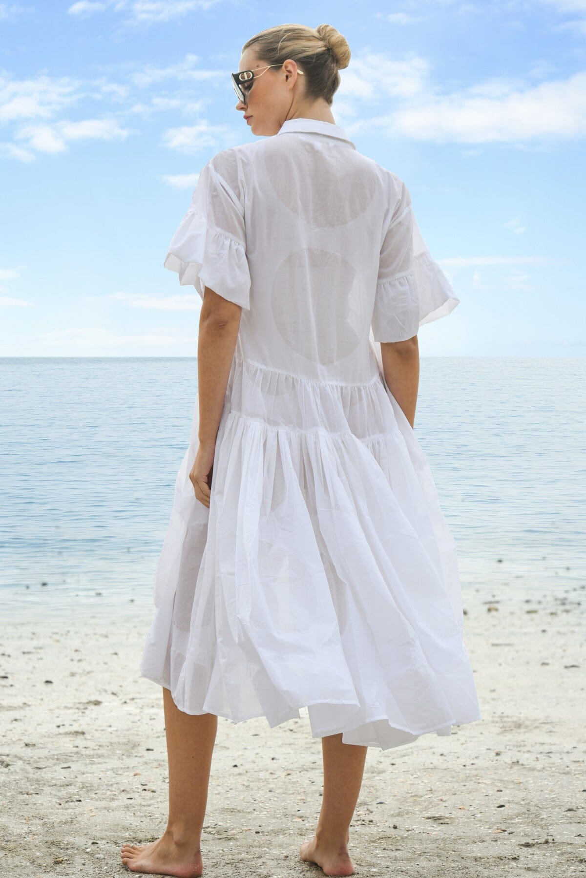 Sunny Business Dress White