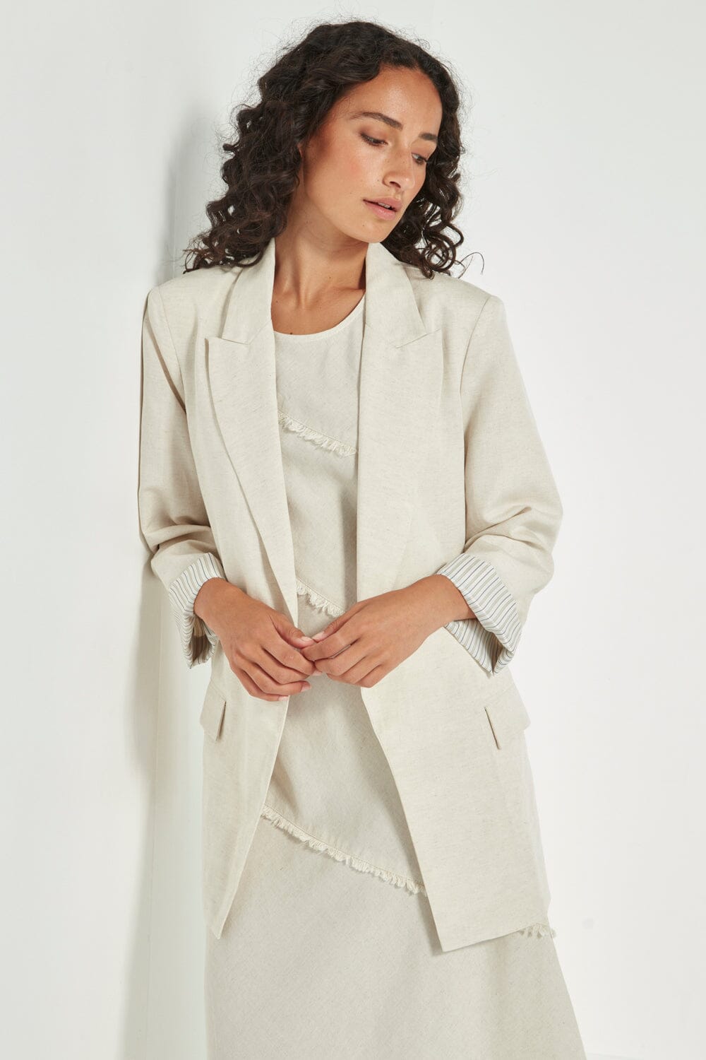 YARA BLAZER - CASHEW