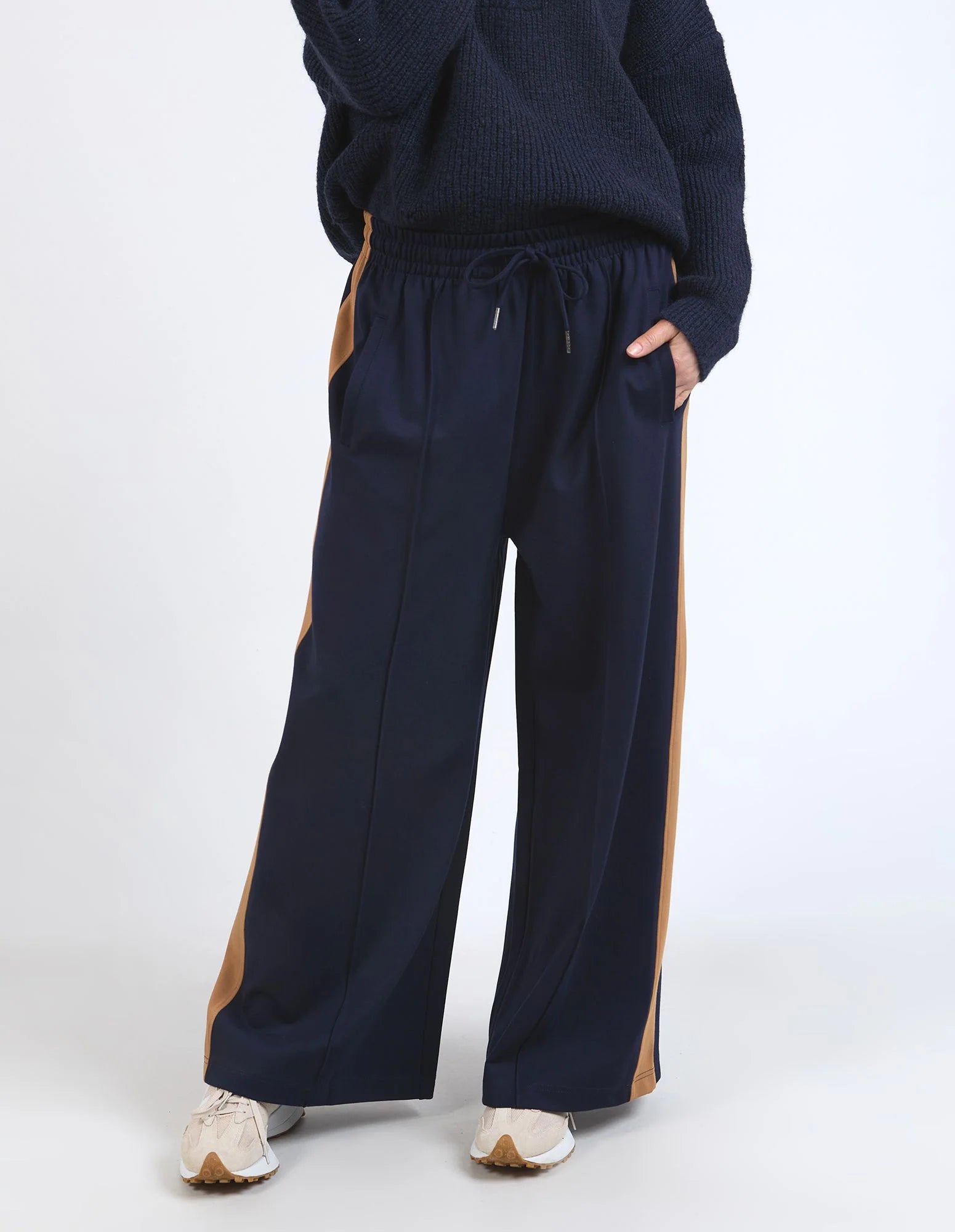 Carmen Wide Leg Pant Navy