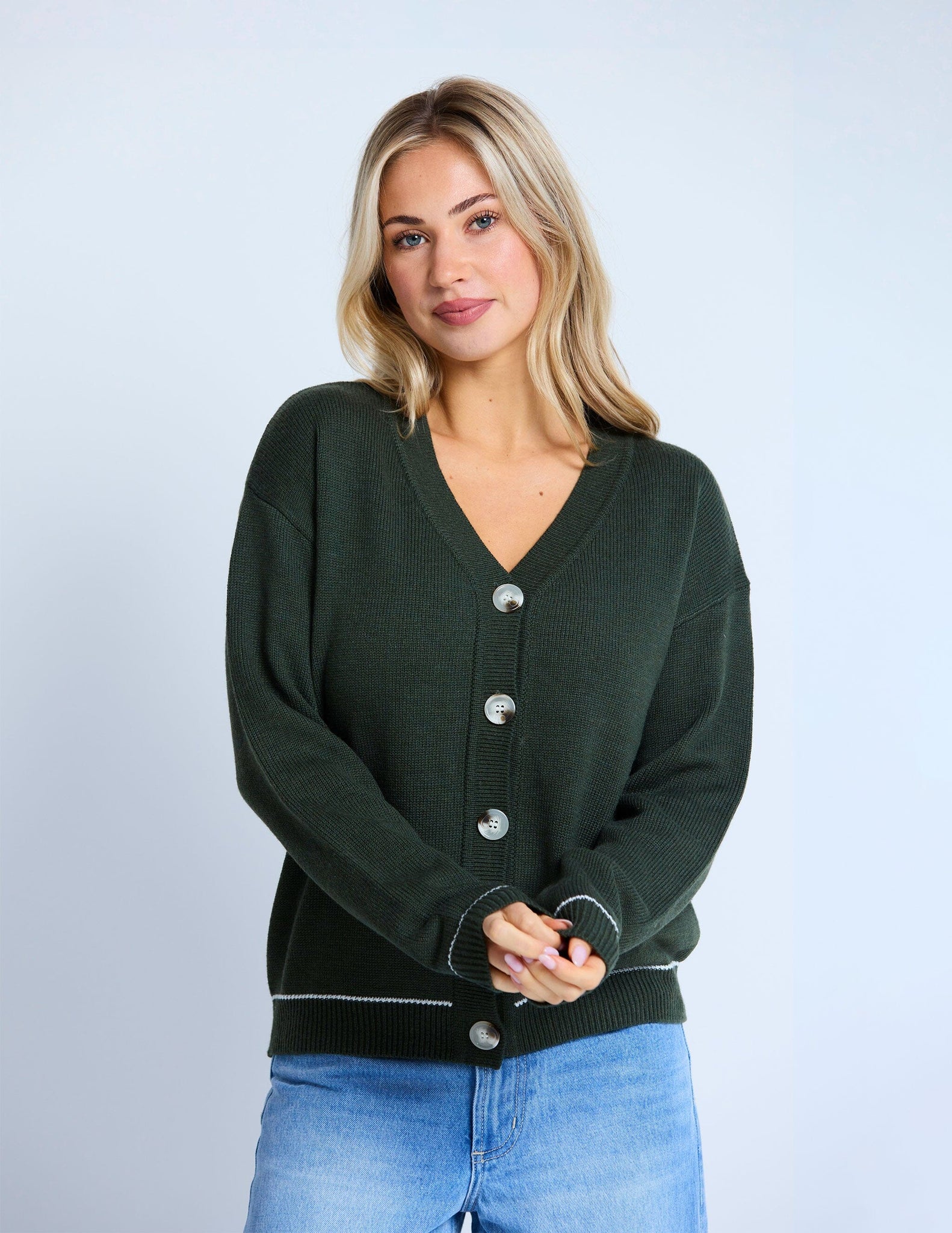 Academy Cardigan Cedar