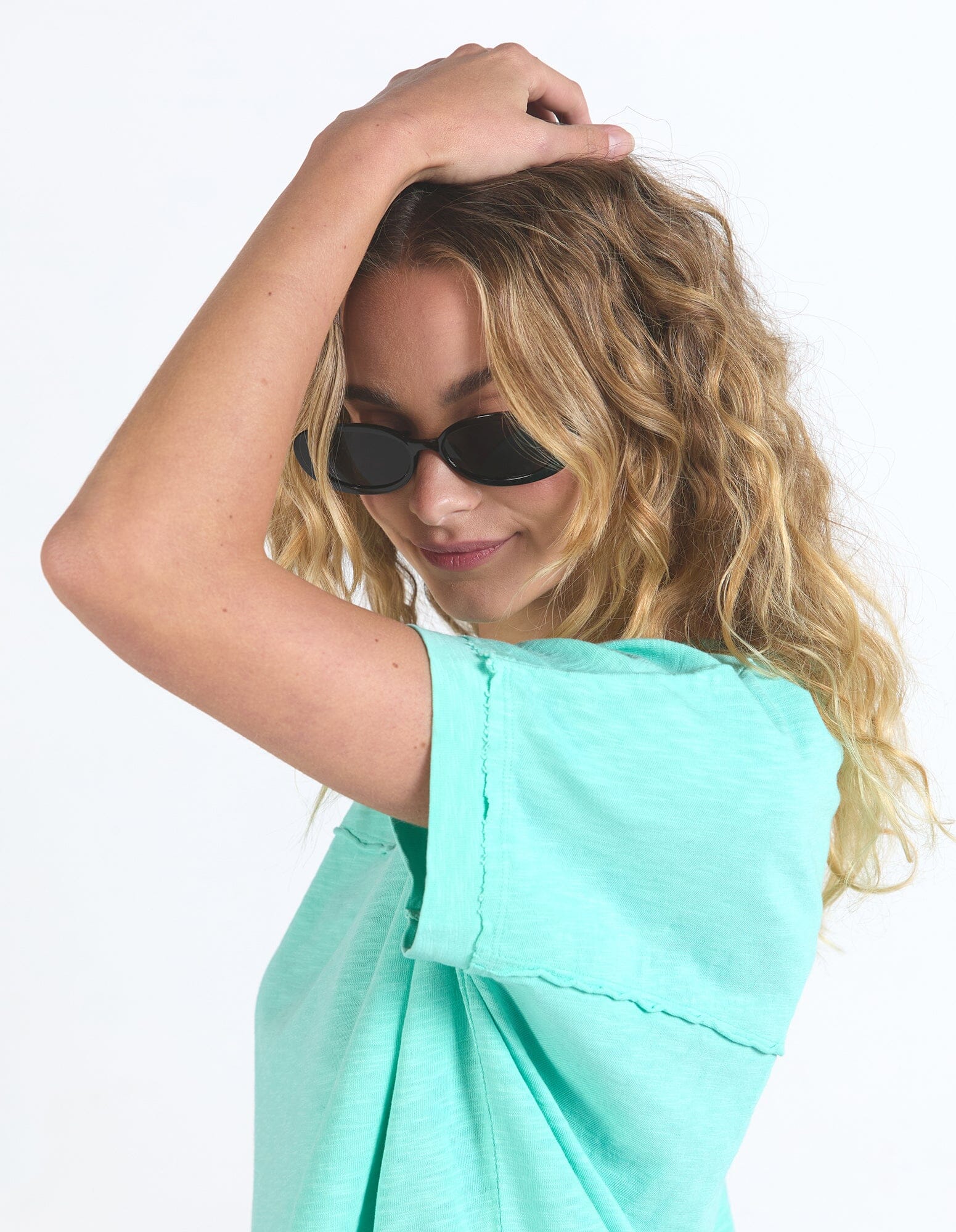 ALLISON TEE NEON MINT.
