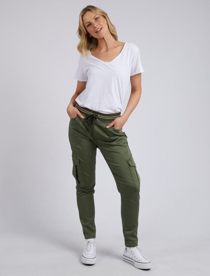 ANAIS CARGO JOGGER FOUR LEAF CLOVER