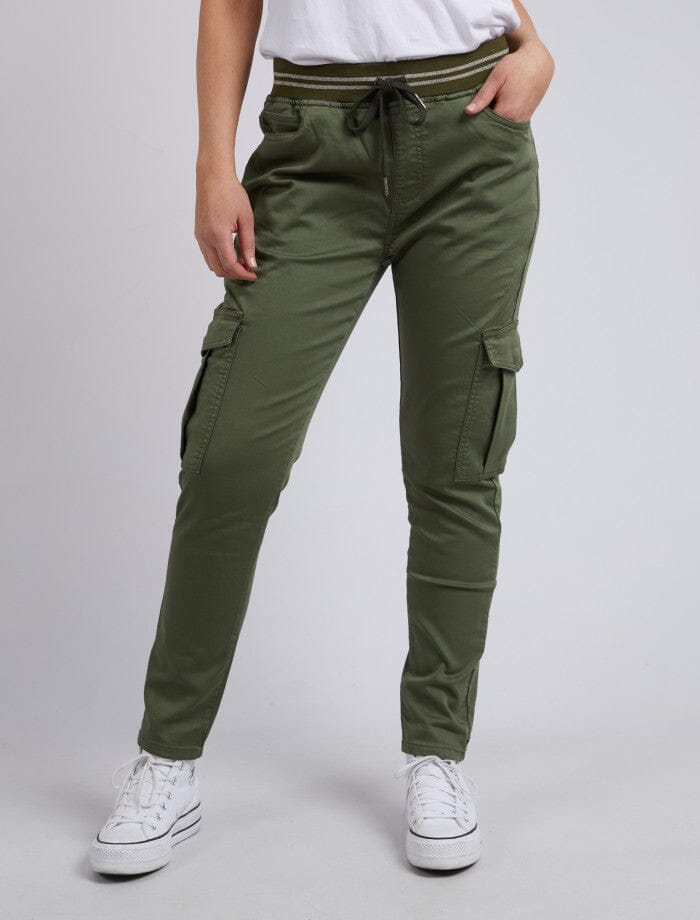 ANAIS CARGO JOGGER FOUR LEAF CLOVER