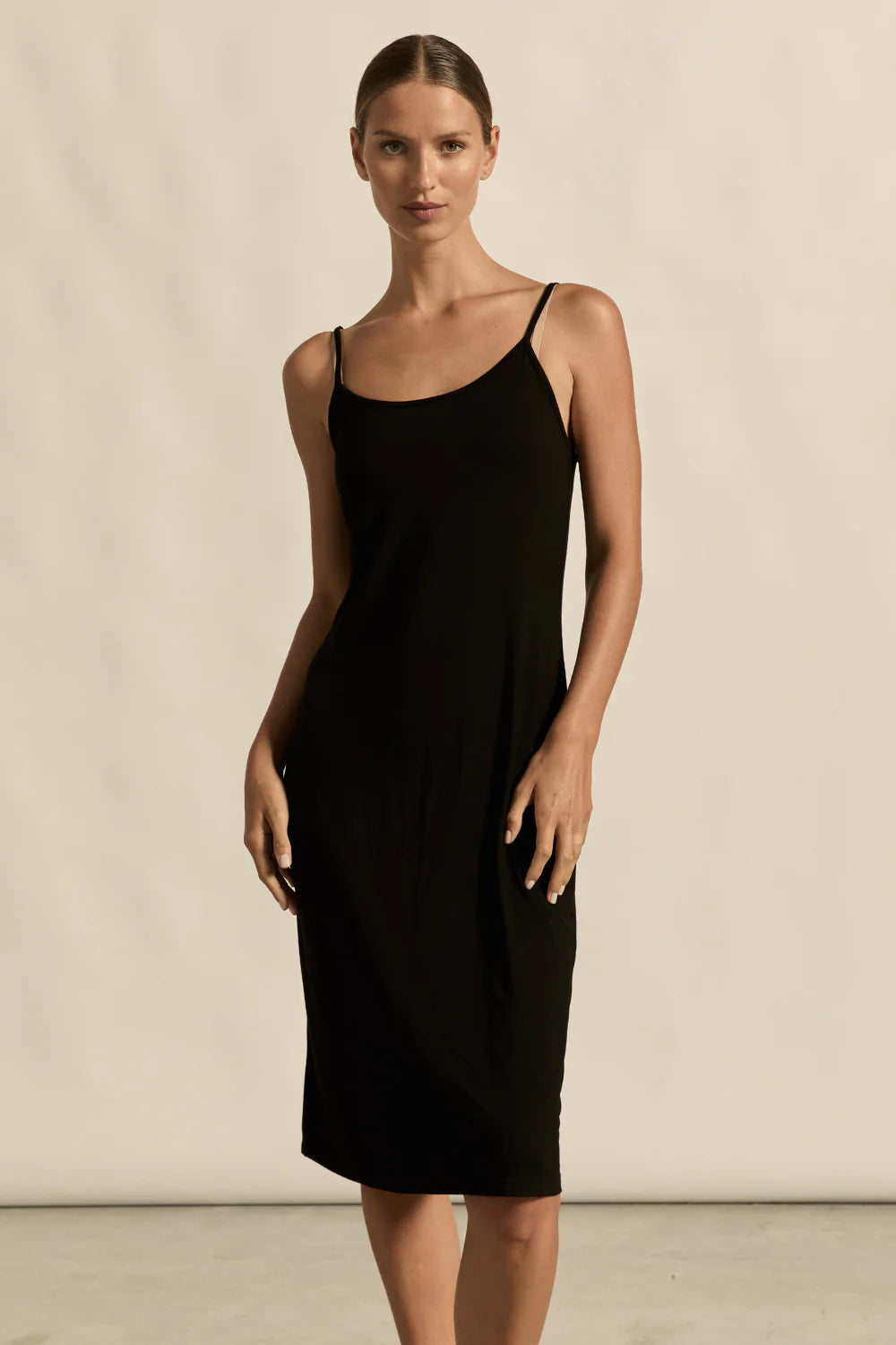 Long Cami Dress Black