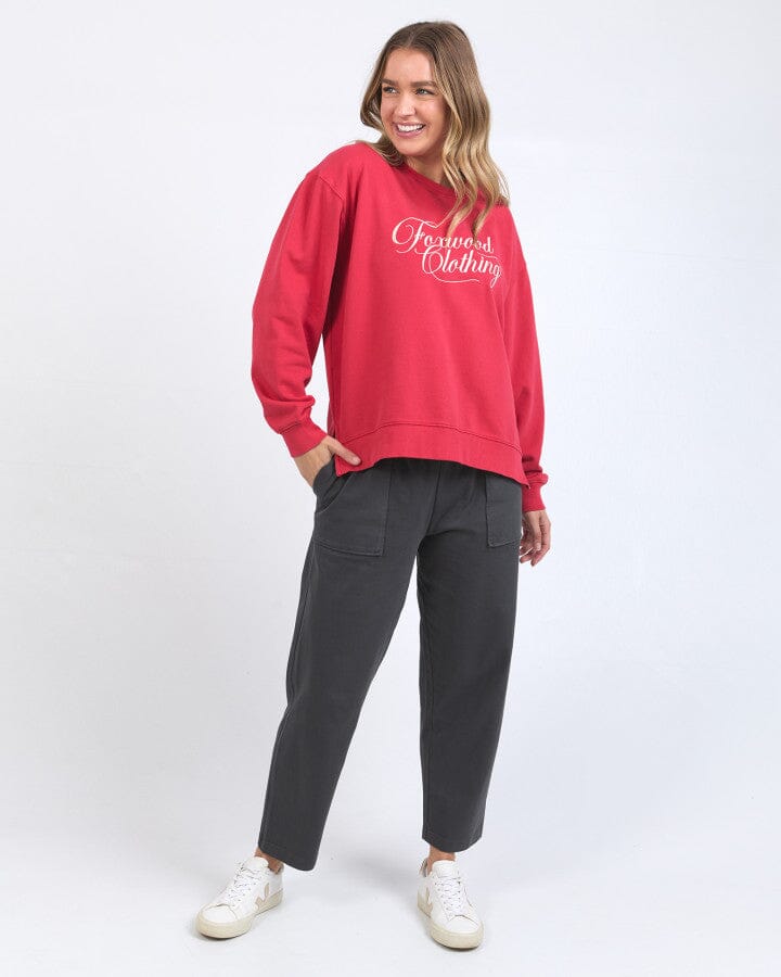 BACK TO BASICS CREW RED