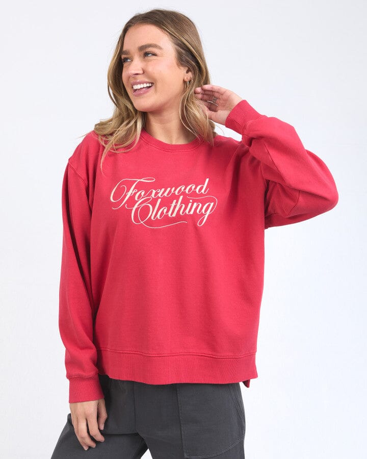 BACK TO BASICS CREW RED