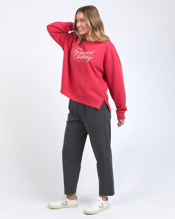 BACK TO BASICS CREW RED