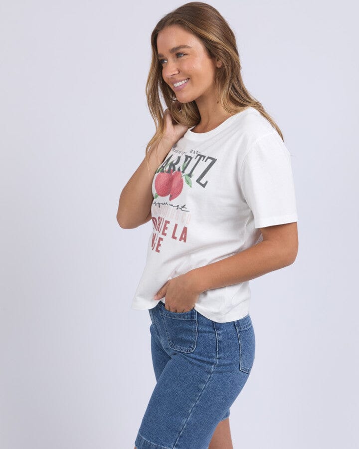 Biarittz Tee Vintage White