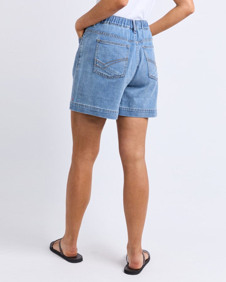 Birdie Denim Short Light Blue