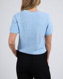 Blair Short Sleeve Knit Light Blue