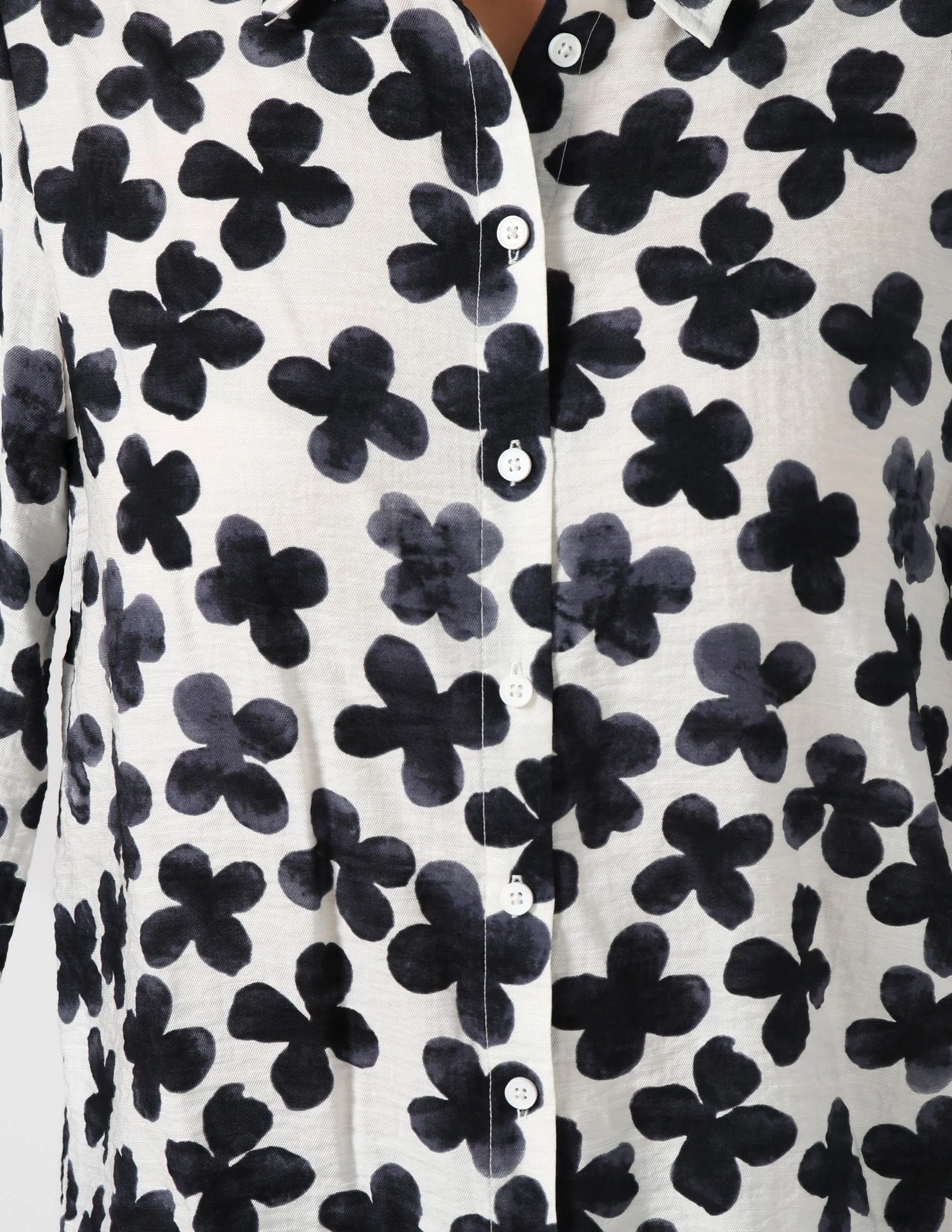 Charlotte Shirt Navy Flowers