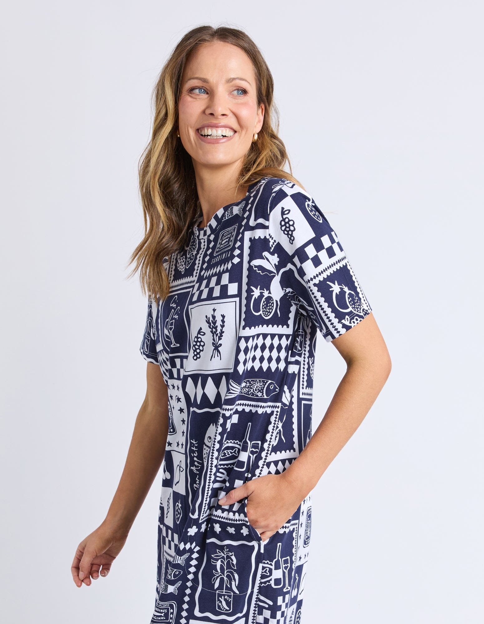 Chin Chin Dress Yardage Print