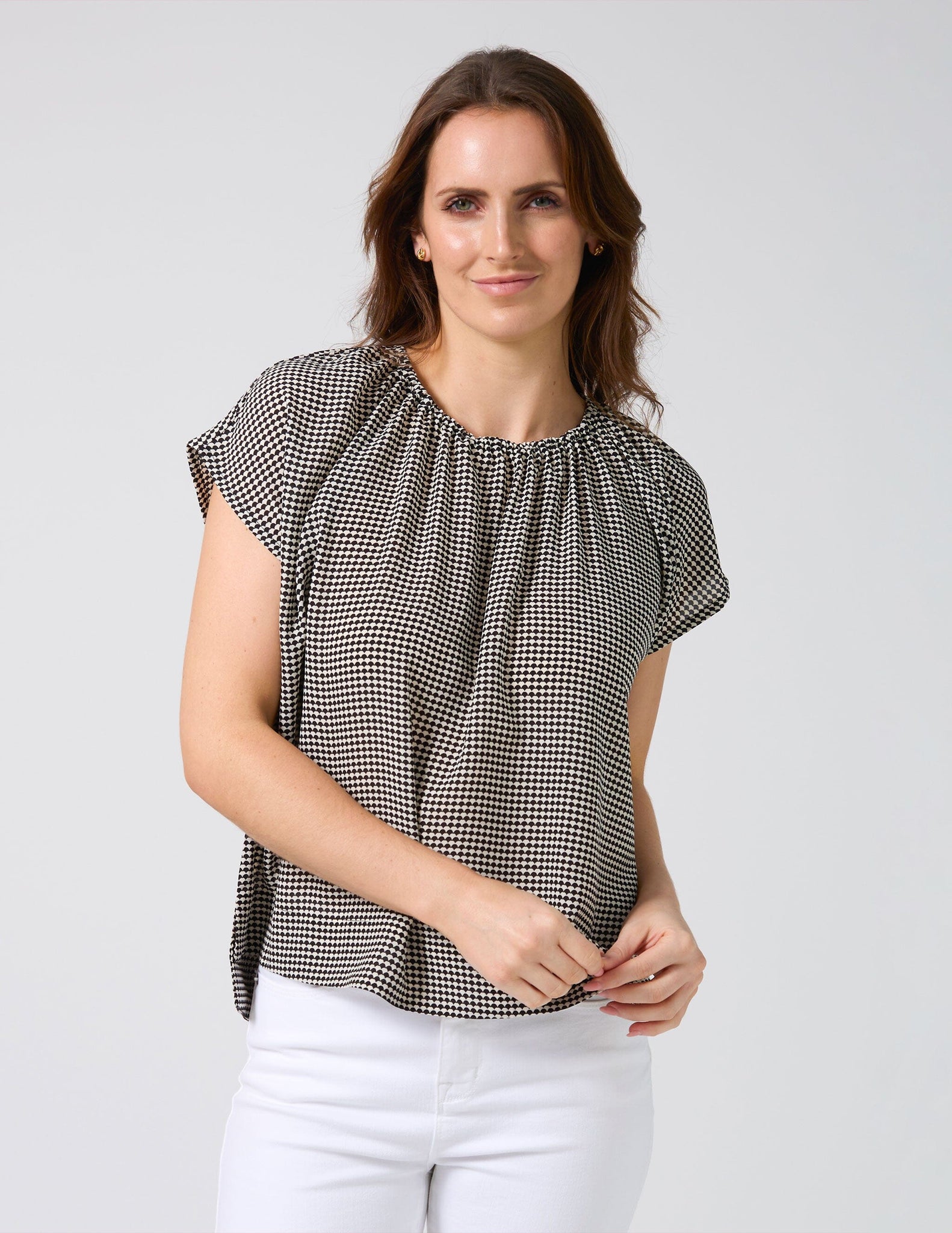 Clio Blouse Fish Scale