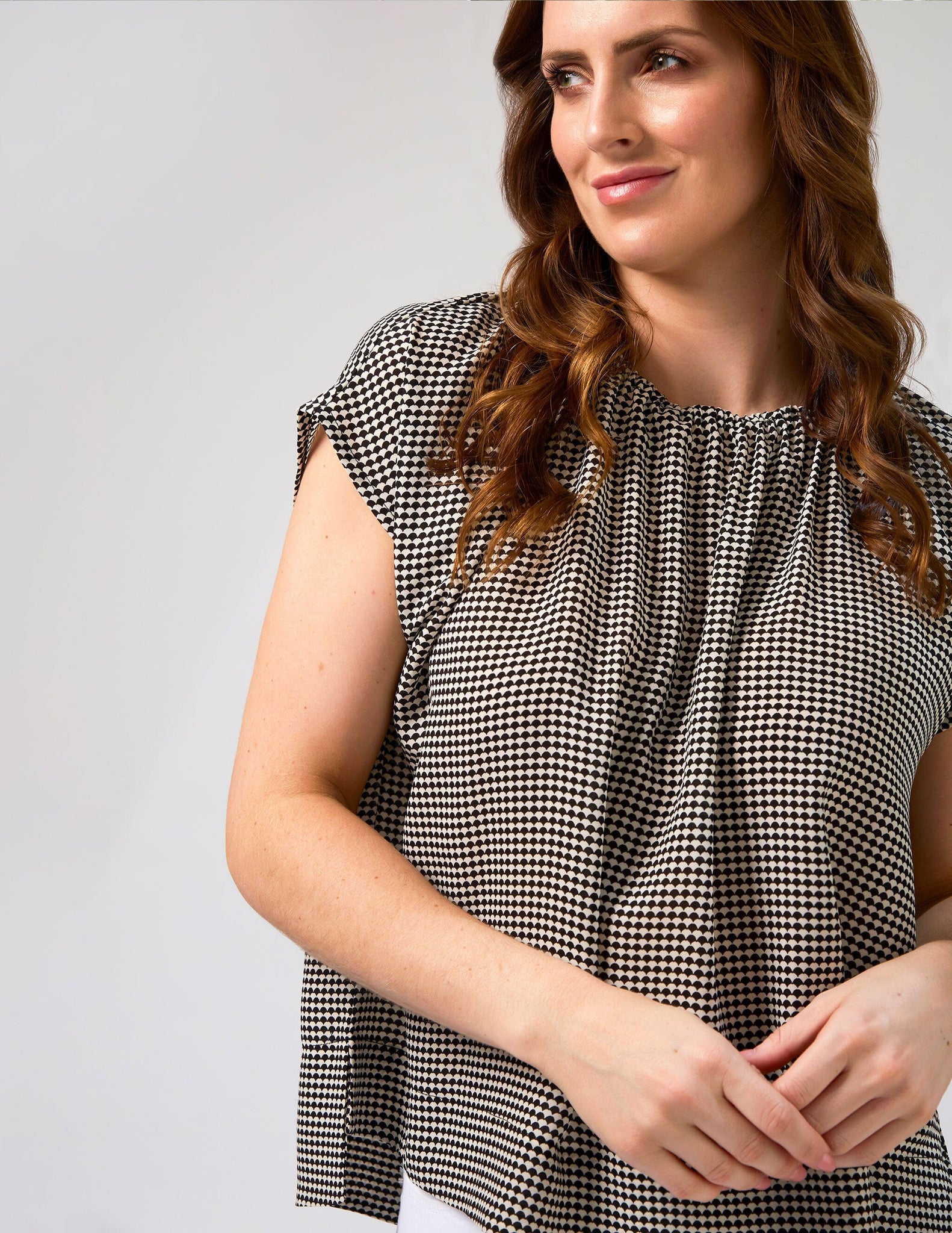 Clio Blouse Fish Scale