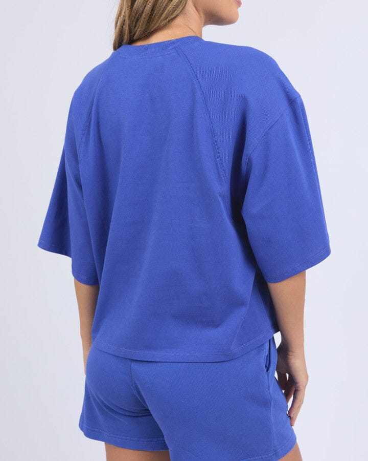 Coded Throw On Blue