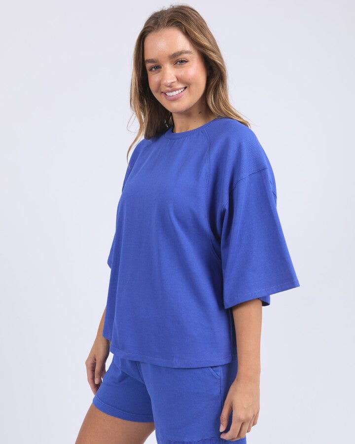 Coded Throw On Blue